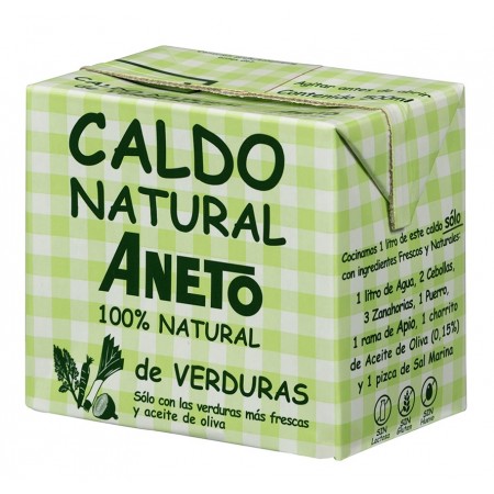 CALDO NATURAL ANETO VERDURAS 0,5L 